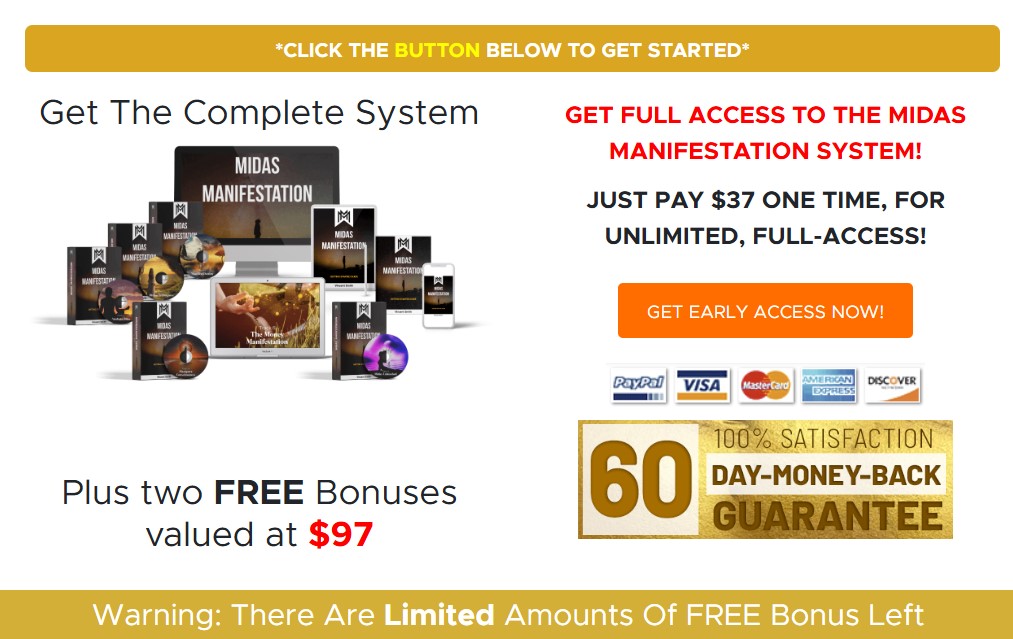 Midas Manifestation Offer